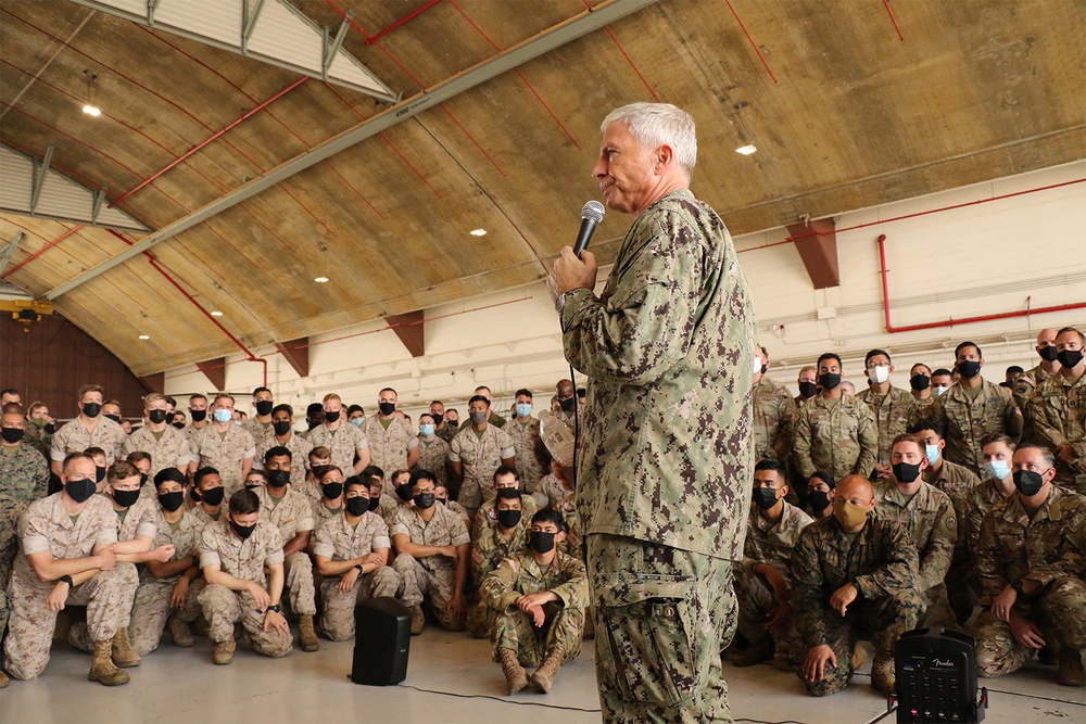 Admiral Craig Faller visits Naval Station Guantanamo Bay