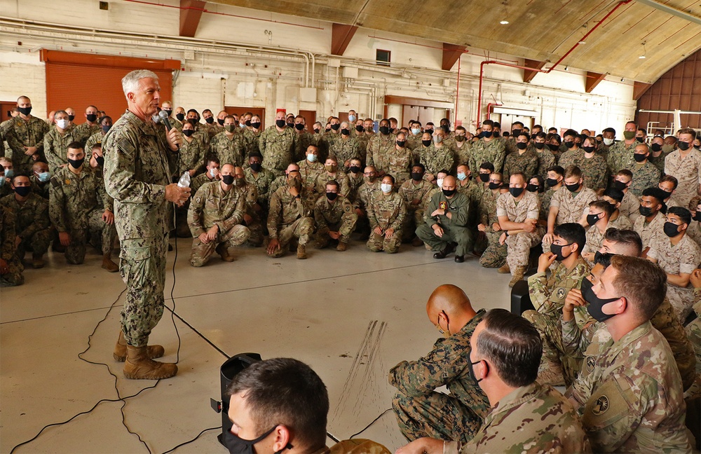 Admiral Craig Faller visits Naval Station Guantanamo Bay