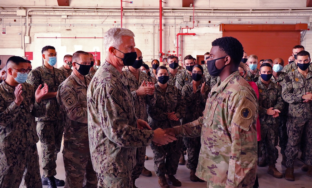 Admiral Craig Faller visits Naval Station Guantanamo Bay