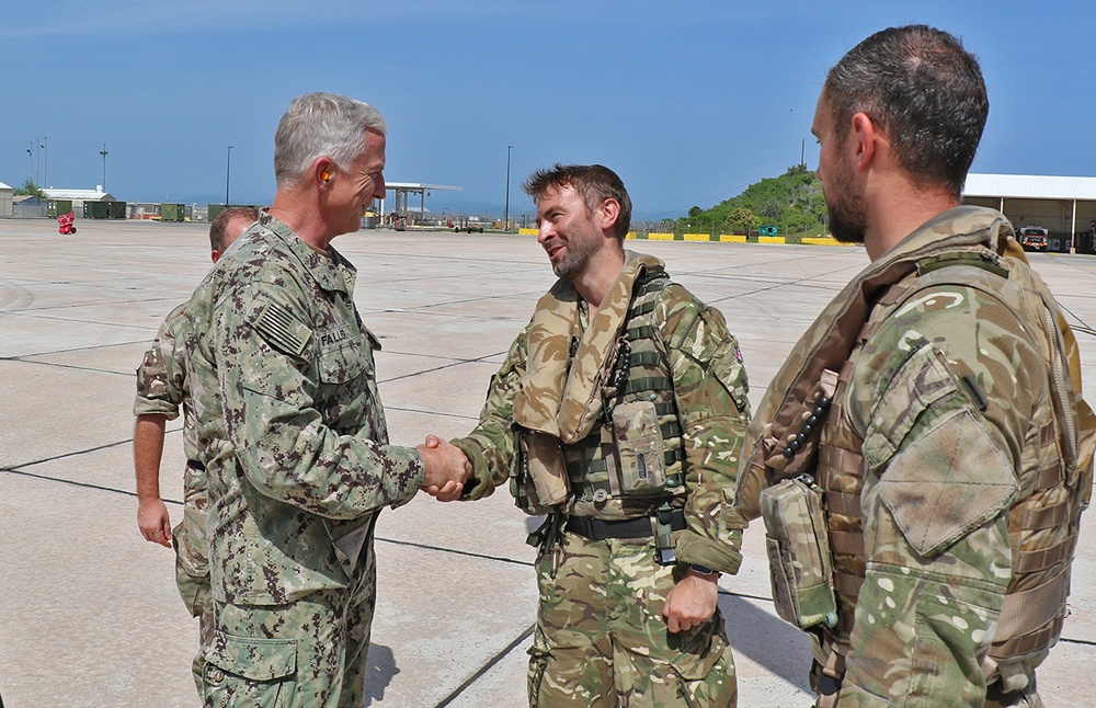 Admiral Craig Faller visits Naval Station Guantanamo Bay