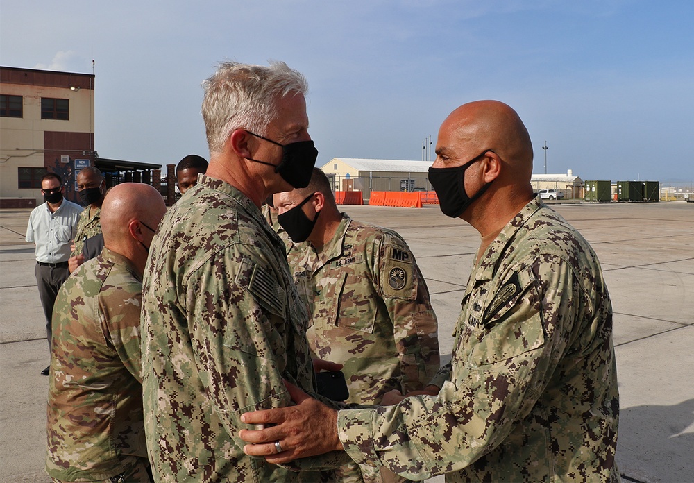 Admiral Craig Faller visits Naval Station Guantanamo Bay