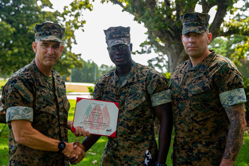 Marine from Haiti Earns Citizenship