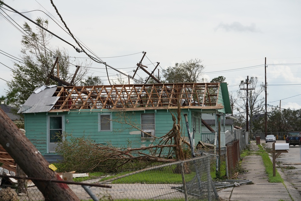 Texas Taskforce One Conducts Damage Assessments After Hurricane Ida Landfall