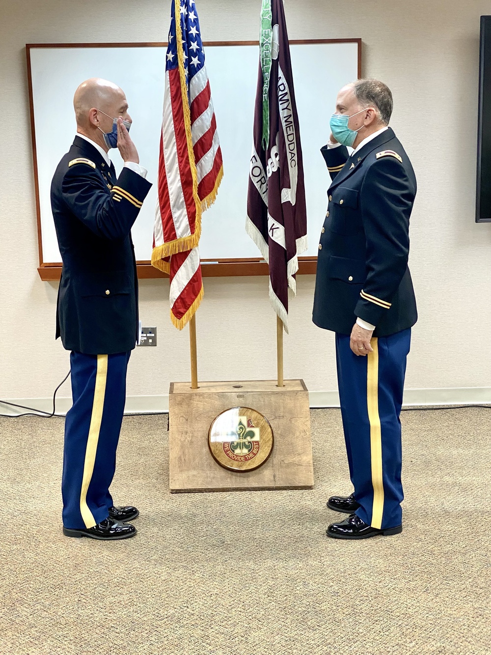 Reserve officer takes oath at BJACH