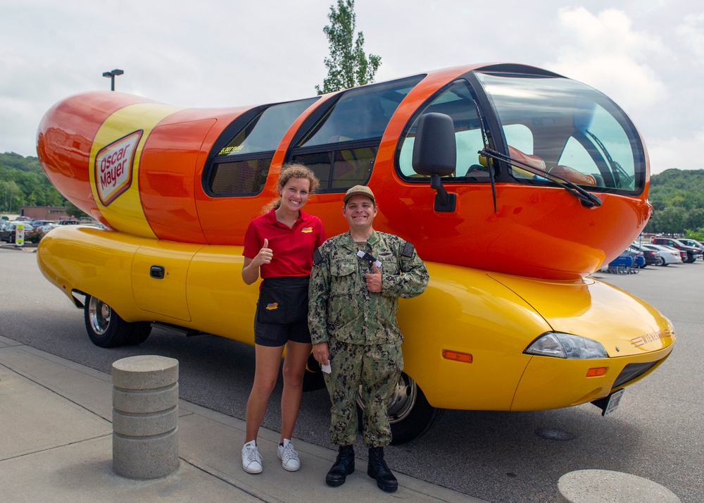 The Wienermobile Returns to SUBASE New London