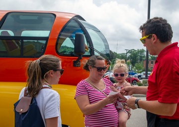 The Wienermobile Returns to SUBASE New London