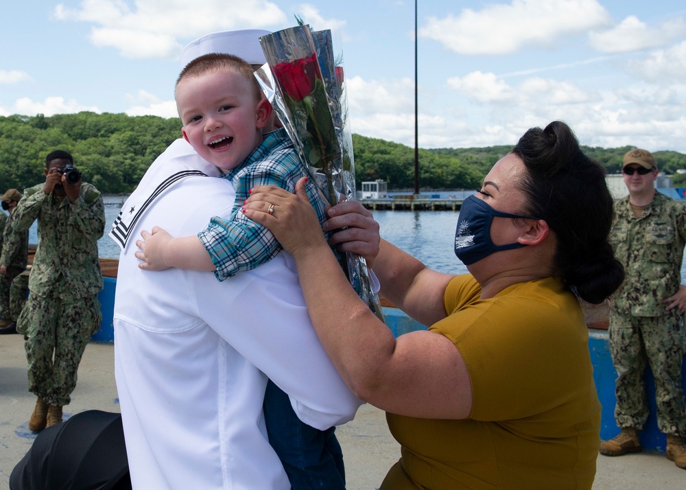 USS San Juan Homecoming, August 2021