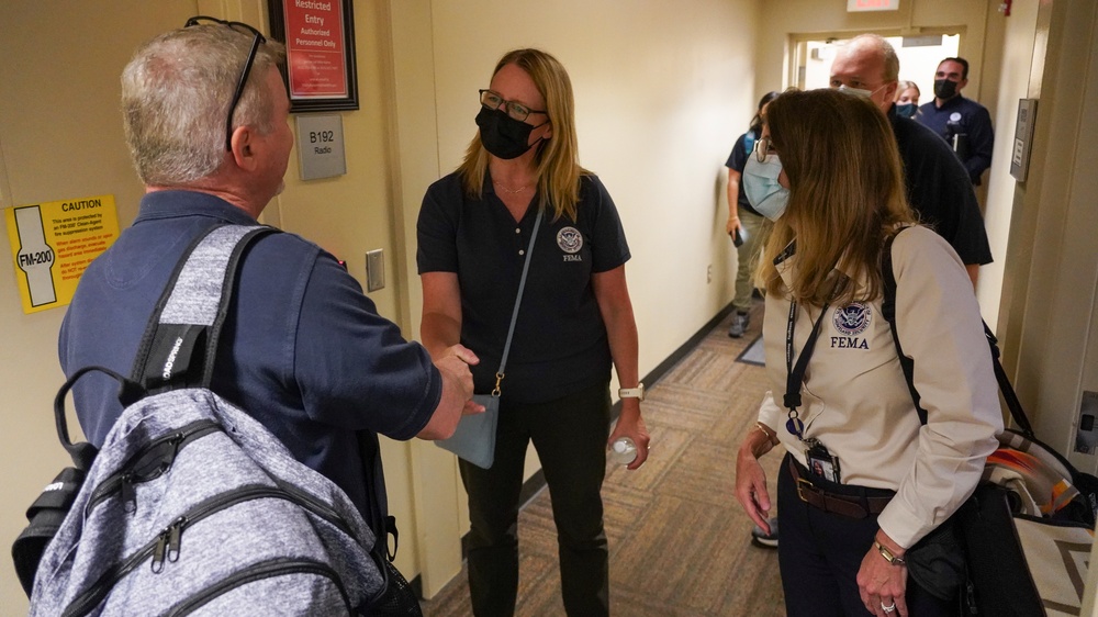 FEMA Leadership Visits Tennessee Emergency Operation Center