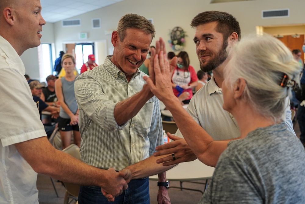 Governor Meets With Survivors