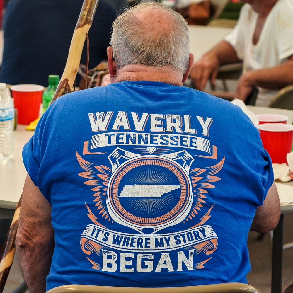 Survivor Proud of Waverly, Tennessee at Governor's Meeting