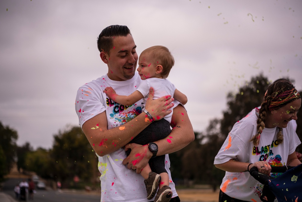 Travis AFB Fitness Center Color Run