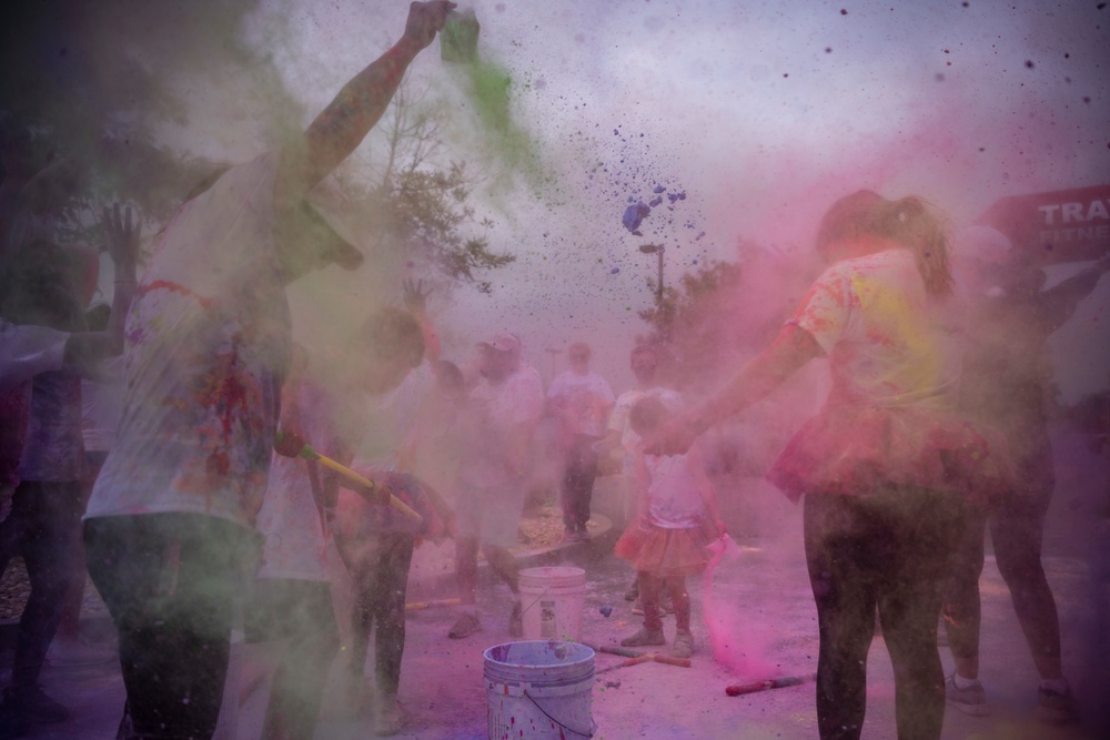 Travis AFB Fitness Center Color Run