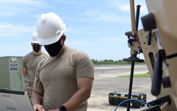156th Combat Communications Squadron training