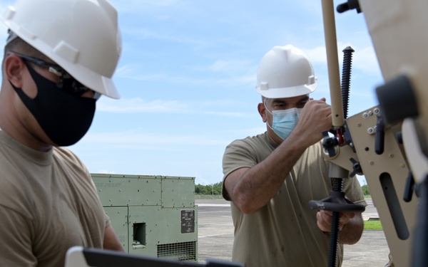 156th Combat Communications Squadron training