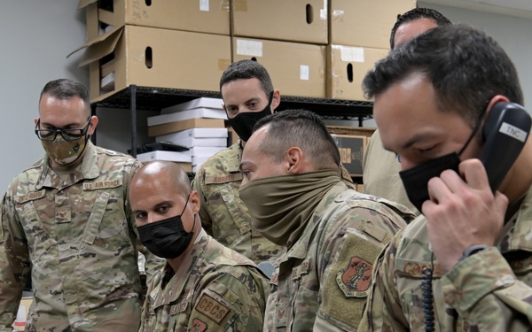 156th Combat Communications Squadron training
