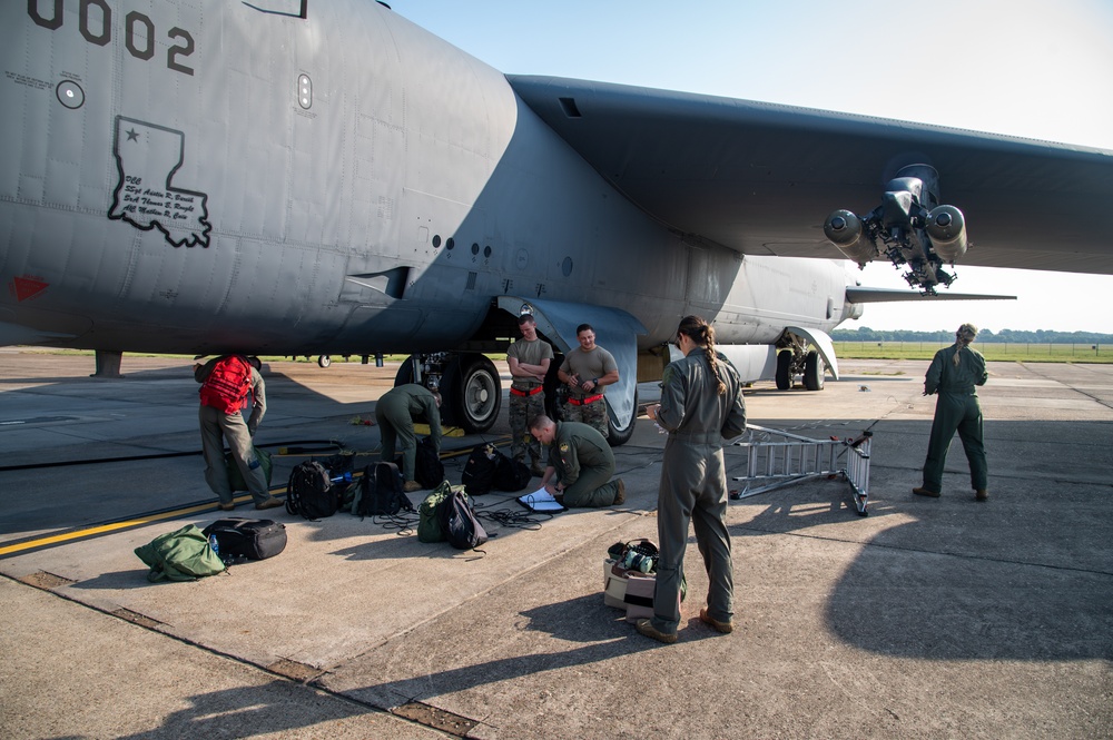 96th Bomb Squadron practices conventional weapon capability