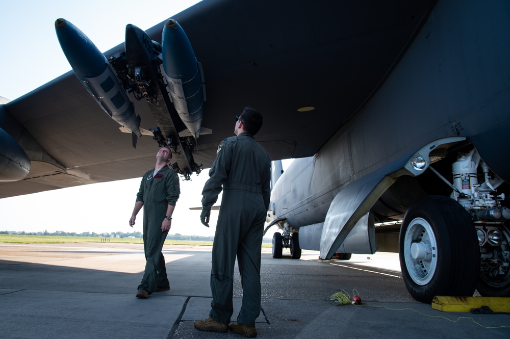 96th Bomb Squadron practices conventional weapon capability