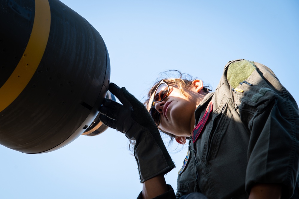 96th Bomb Squadron practices conventional weapon capability