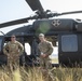 Garrison commander greets Airmen and Guardians during CBRN exercise