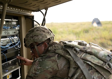 SPC Salazar conducts Commo Checks