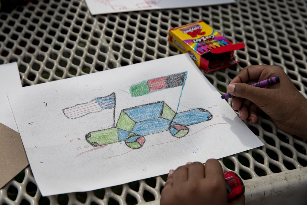 Activities for Afghan Children at Fort McCoy, Wisconsin