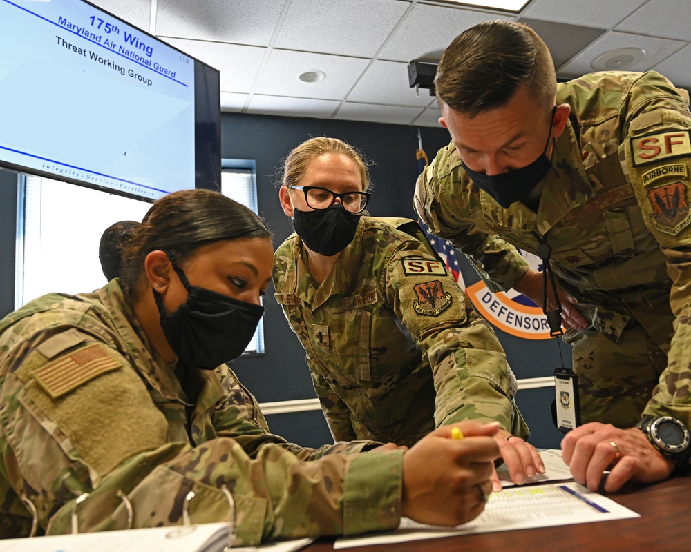 175th Wing Conducts Active Shooter Exercise