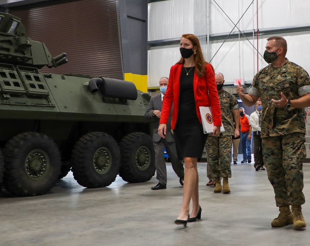 U.S. Senate staff visits Marine Corps Logistics Command
