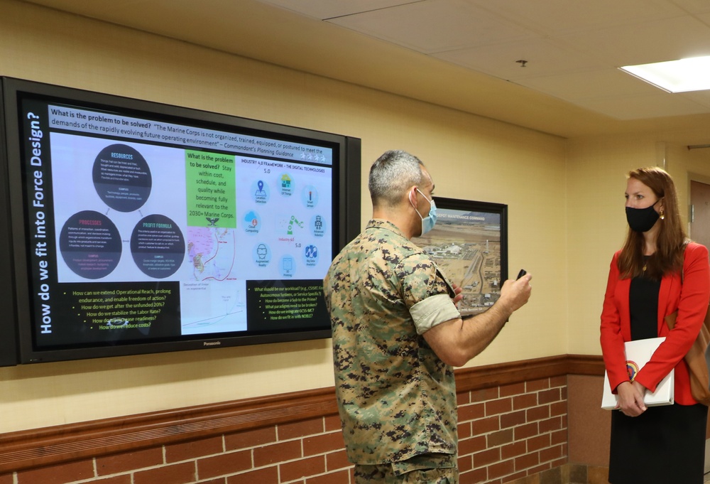 U.S. Senate staff visits Marine Corps Logistics Command