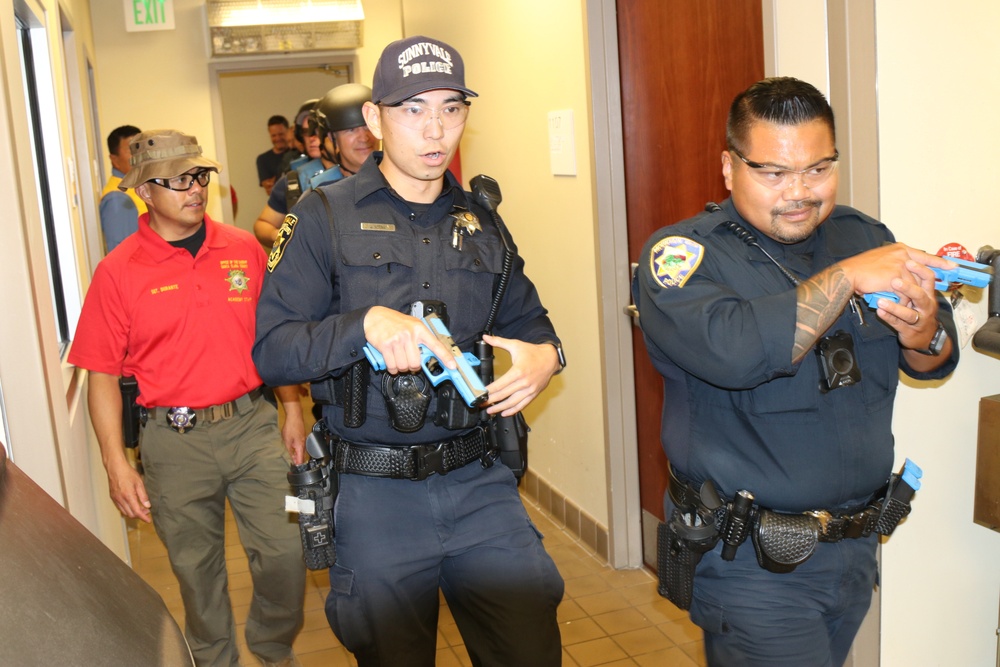 63rd Readiness Division; Santa Clara Sheriff’s Office conduct active-shooter response training exercise