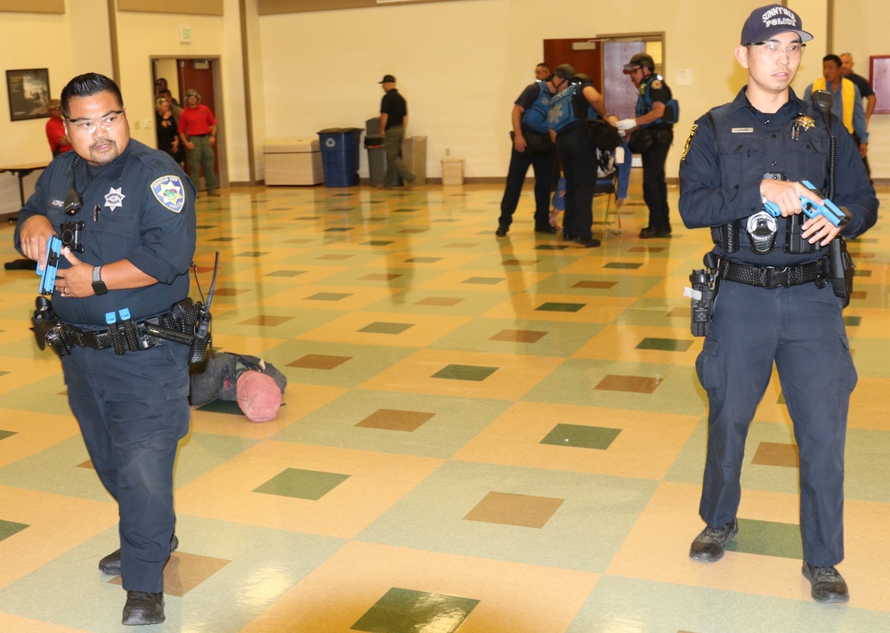 63rd Readiness Division; Santa Clara Sheriff’s Office conduct active-shooter response training exercise