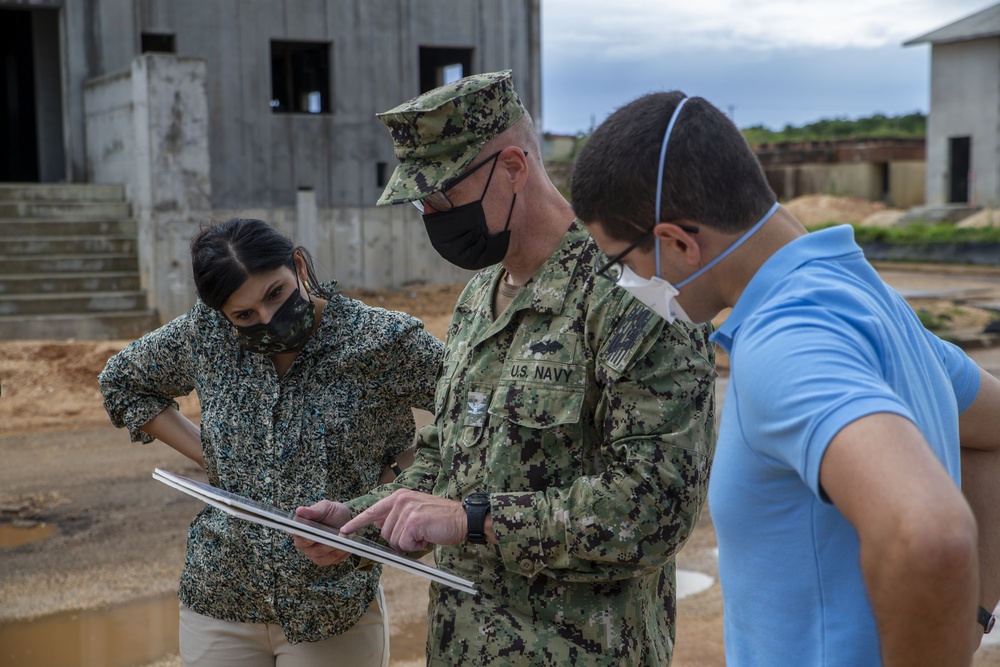 Congressional Staff for Senator Josh Hawley visit MCB Camp Blaz