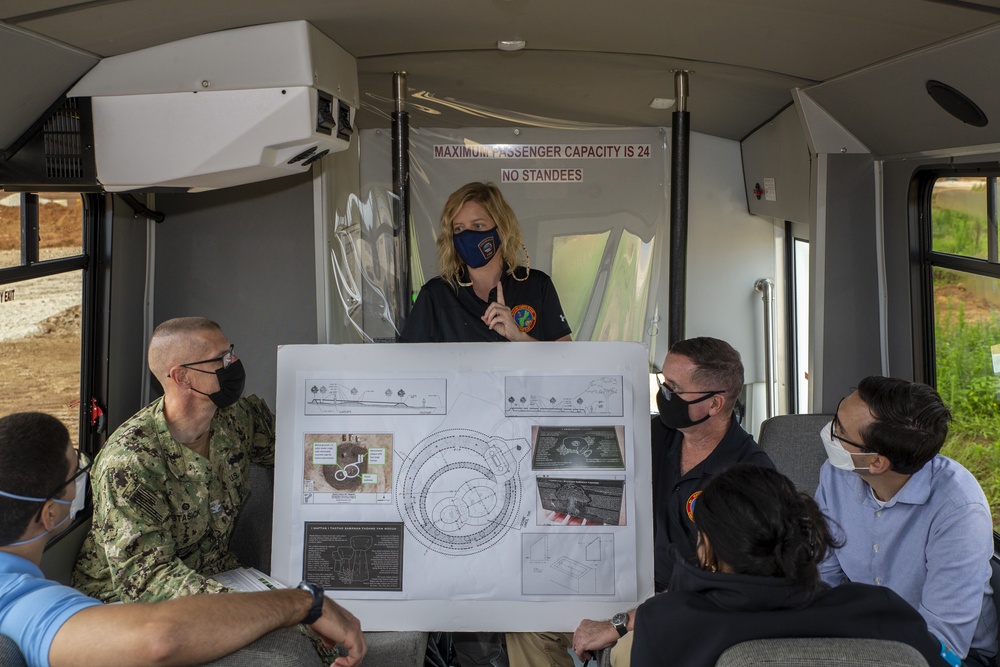 Congressional Staff for Senator Josh Hawley visit MCB Camp Blaz