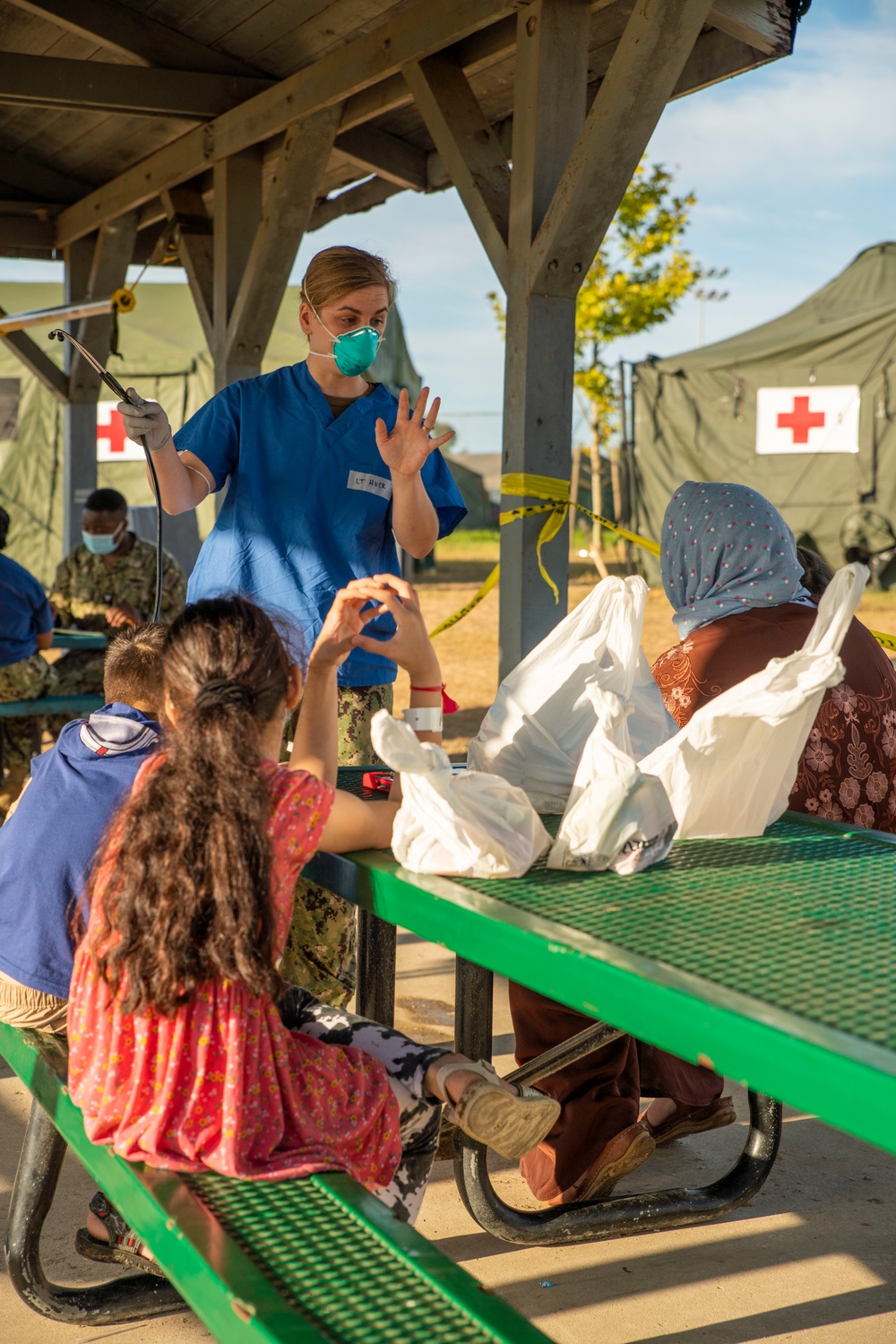 Afghanistan Evacuees at NAVSTA Rota