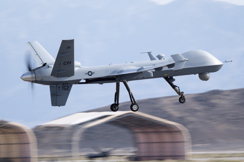 MQ-9 Reaper touch-and-go