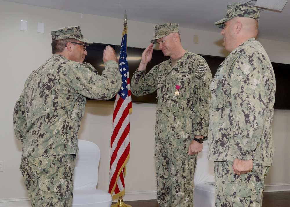 Navy Expeditionary Warfighting Development Center Change of Command