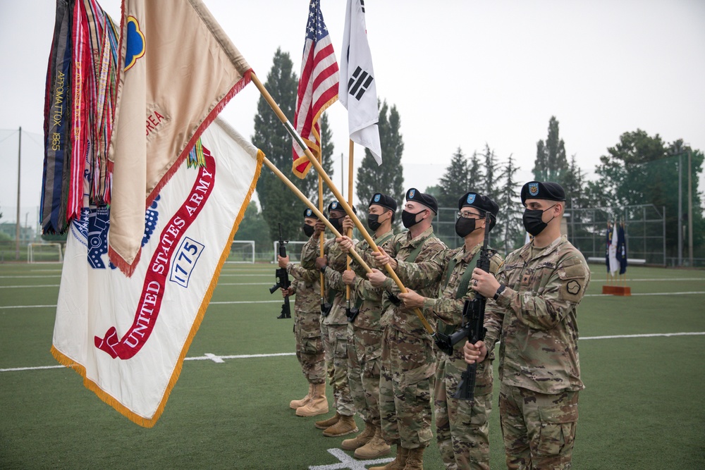 U.S. Army Materiel Support Command-Korea change of command ceremony