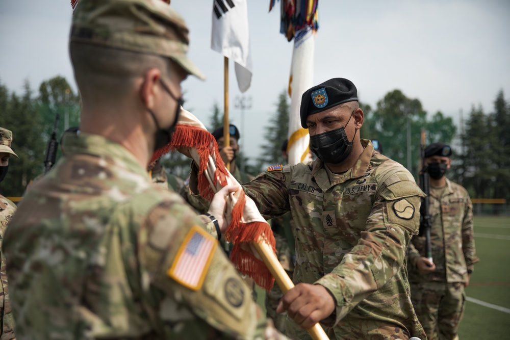 U.S. Army Materiel Support Command-Korea change of command ceremony