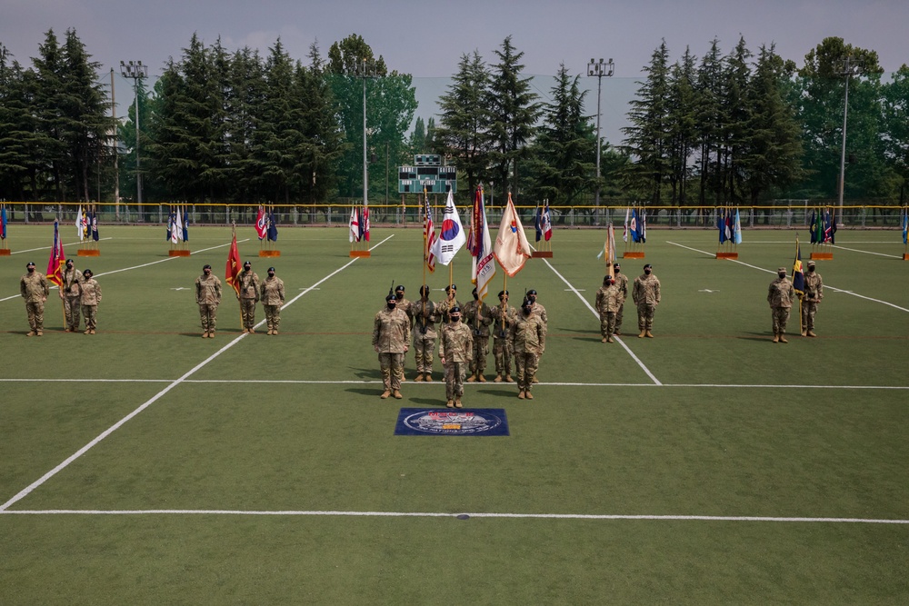 U.S. Army Materiel Support Command-Korea change of command ceremony