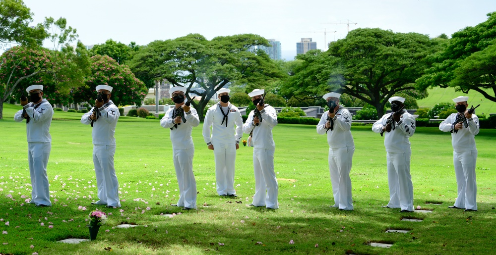 Funeral for USS Oklahoma sailor accounted for from WWII – WT1 Charles E. Hudson