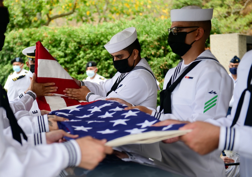 Funeral for USS Oklahoma sailor accounted for from WWII – WT1 Charles E. Hudson