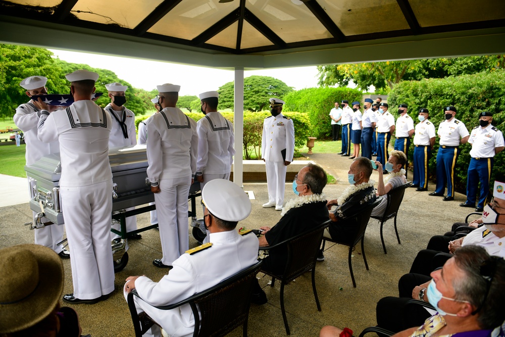 Funeral for USS Oklahoma sailor accounted for from WWII – WT1 Charles E. Hudson