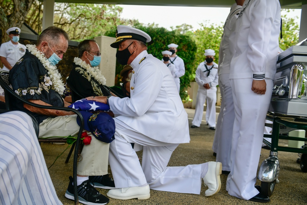 Funeral for USS Oklahoma sailor accounted for from WWII – WT1 Charles E. Hudson
