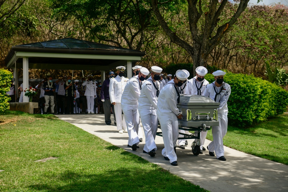 Funeral for USS Oklahoma sailor accounted for from WWII – WT1 Charles E. Hudson