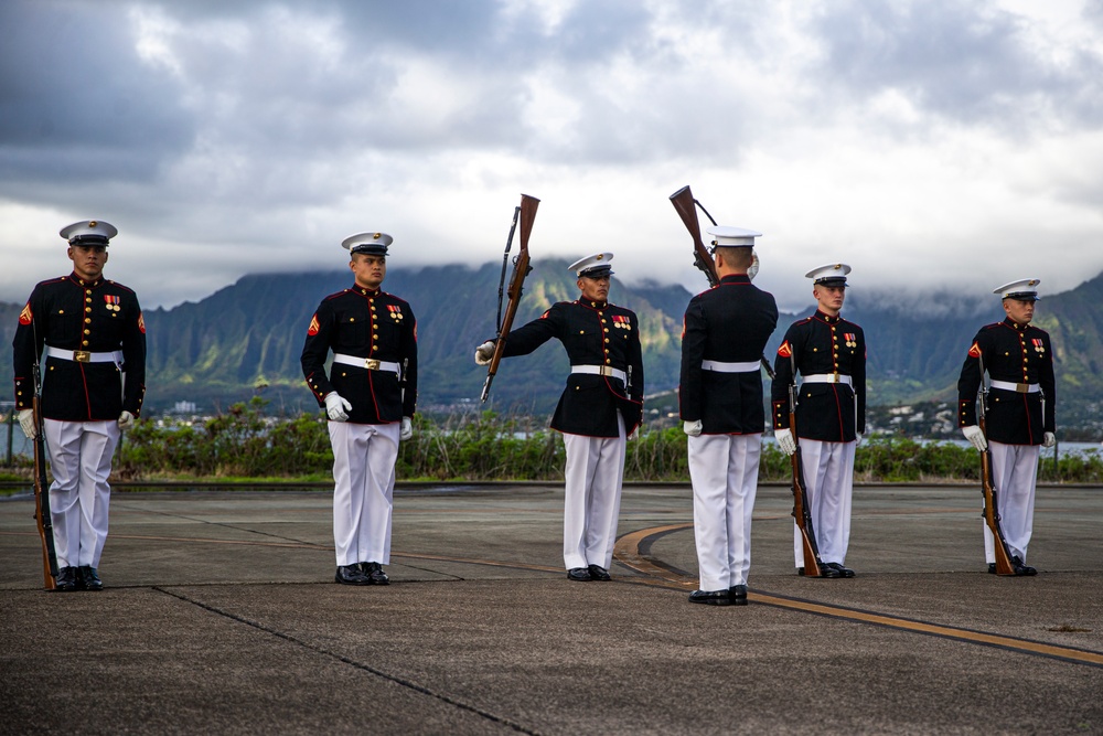 DVIDS Images Silent Drill Platoon performs on flight line at