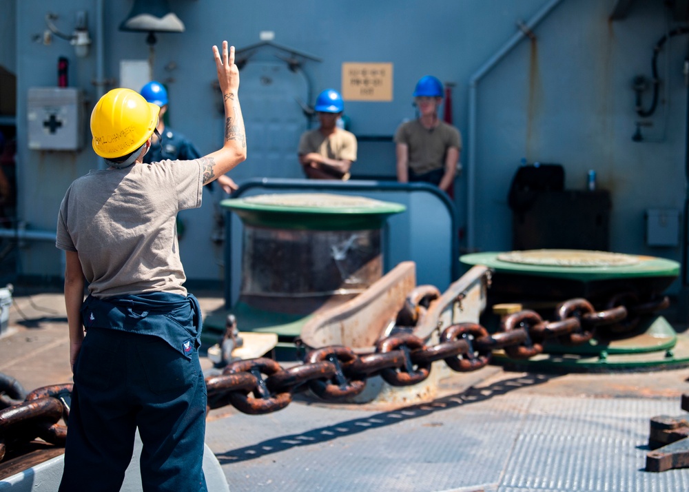 Carter Hall Conducts Sea and Anchor