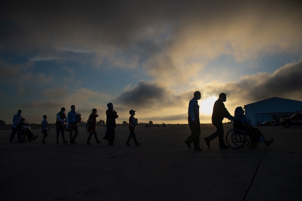 Evacuees from Afghanistan Arrive at Naval Station Rota