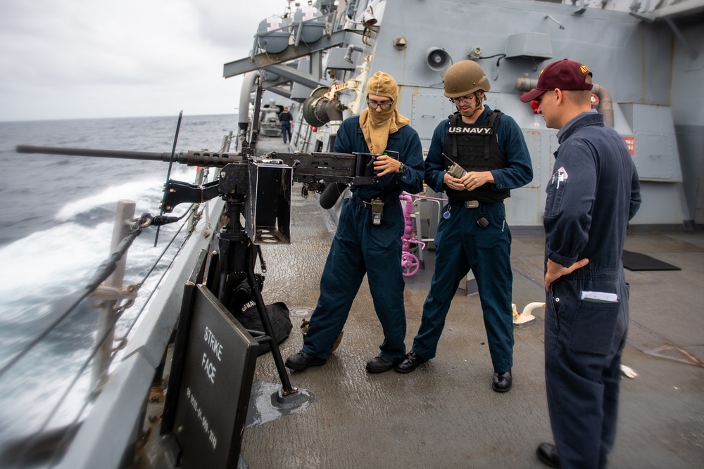 USS O'Kane (DDG 77) Conducts Weapons Training