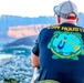 The Commandant of the Academy, Command Sgt. Maj. Charles Houston III, sits at the top of the Ma'ili Pillbox and looks out at the amazing view.