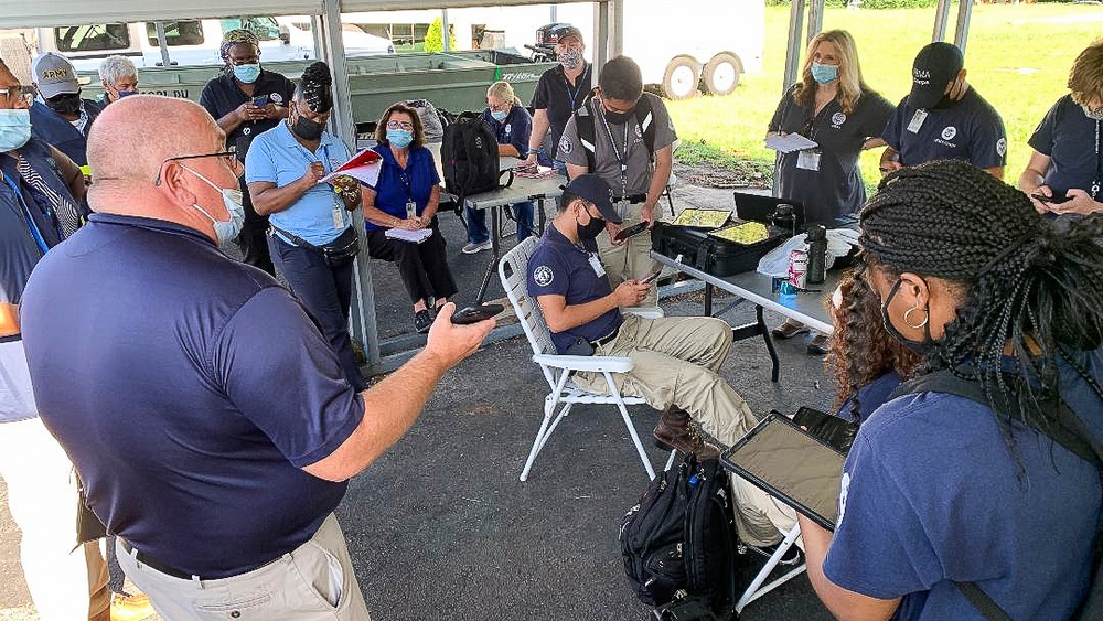 Morning Briefing for FEMA Corps and Disaster Survivor Assistants