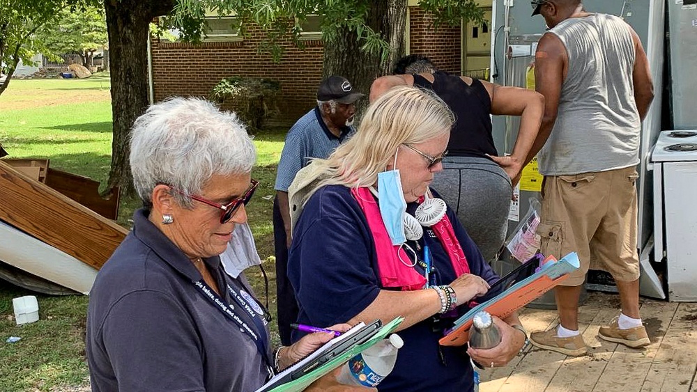 FEMA Disaster Workers In The Field